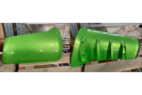 Обтекатель кабины правый комплект (зелёный металлик) X3000