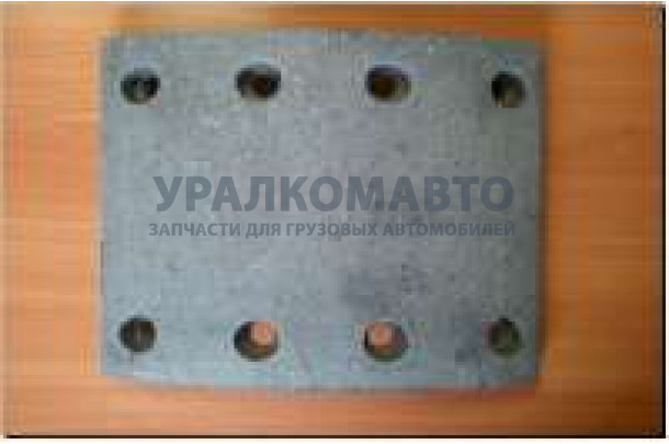 накладка тормозная передняя 160x186 (8 отверстий) качество Huatai HOWO WG9100440029